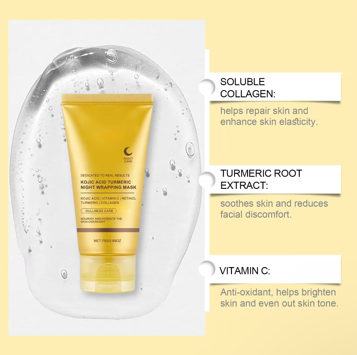 Turmeric Collagen Face Mask